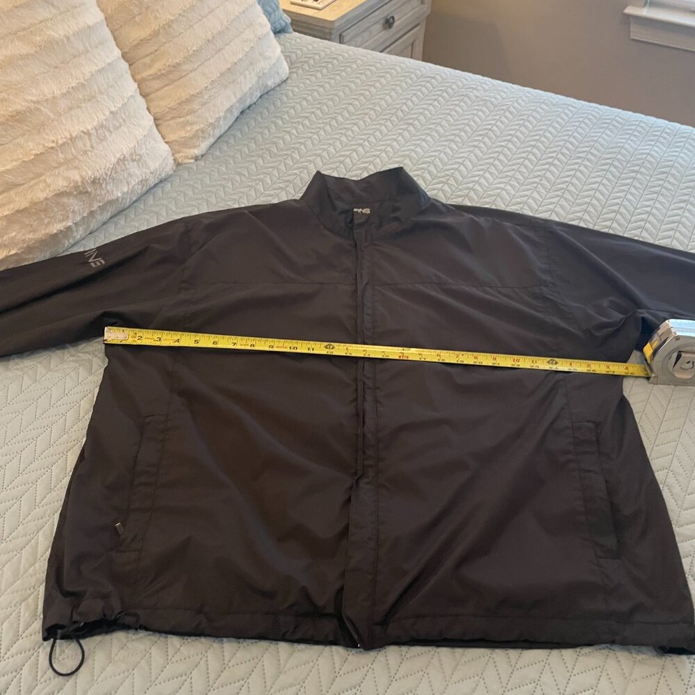 Ping Men's Black Collection Performance Dynamics Full Zip Windbreaker Jacket XL - Picture 9 of 10